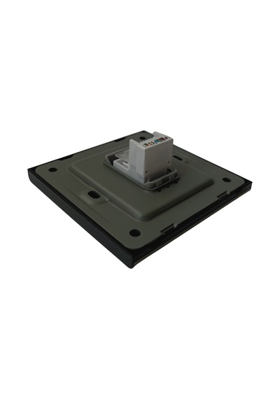 MERALLI INOX RJ45 data prizi, hakiki fırçalanmış paslanmaz çelik, çerçevesiz 86×86 Modüler  kasa dahil