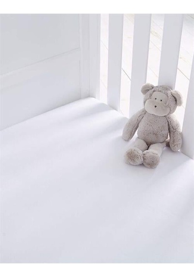 2 Adet 70 X 120 X 20 Cm Anne Yanı Lastikli Penye Kumaş Bebek Çarşafı