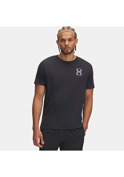 Under Armour Run 96 Sleeve Erkek Koşu T-shirt - Gri 1389823