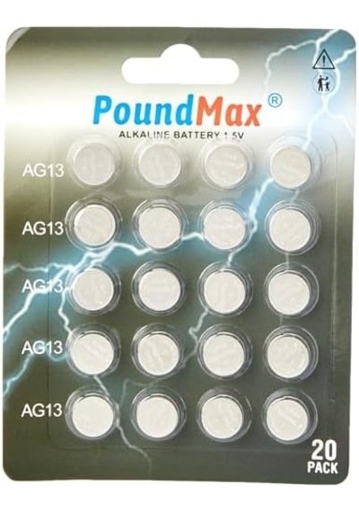 20 X Lr44 Ag13 1,5 V Alkalin Düğme Pil, Cıvasız, Sızdırmaz, Uzun Süreli Dayanıklılık, Oyuncaklar, Ölçüm Cihazları Ve Hesap Makineleri İçin A76, G13, L1154, Sr44, G13a İle Uyumlu