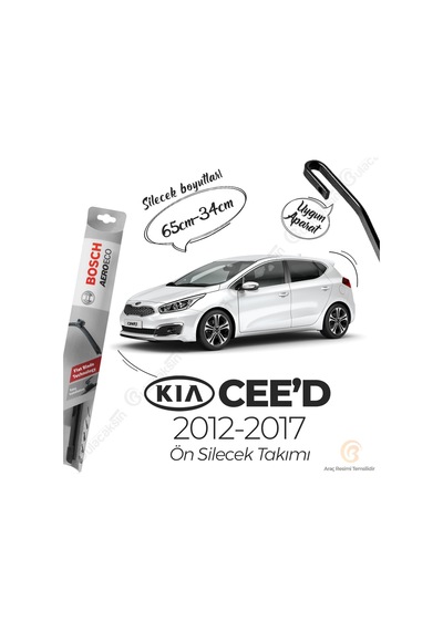 Kia Ceed Muz Silecek Takımı 2012-2017 Bosch Aeroeco N11.2840