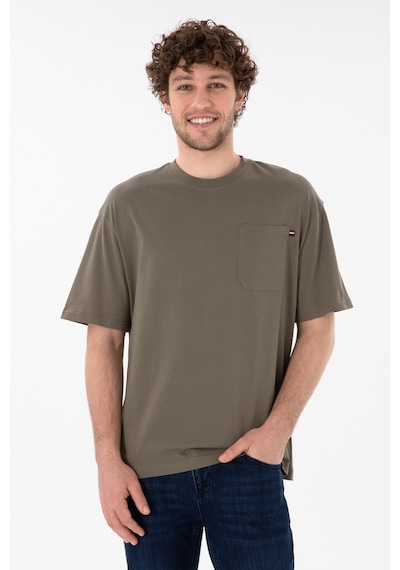 U.S. Polo Assn. Erkek Comfort Fit Bisiklet Yaka Vizon Tişört 50305990-VR052 U.S. Polo Assn. Erkek Comfort Fit Bisiklet Yaka Vizon Tişört 50305990-VR052