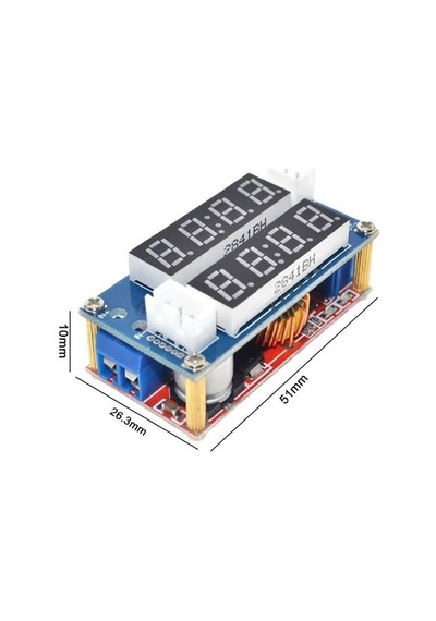 Devremarkt Xl4015 Ayarlanabilir Voltaj Ve Akım Kontröllü Güç Kaynağı Voltmetre Ampermetre Göstergeli Step-down
