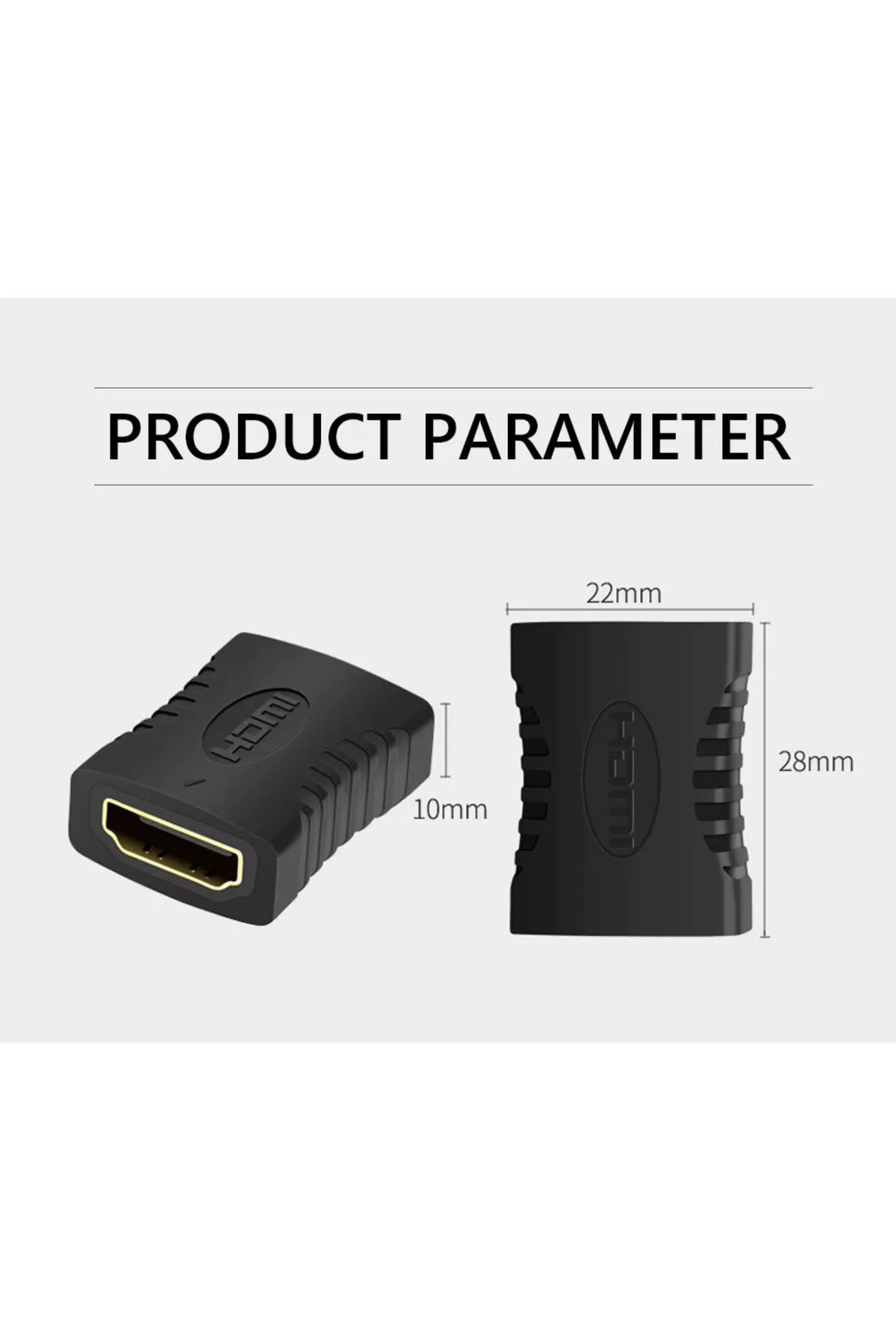 Hdmi Kablo Ara Birleştirici Hd 1080p Dişi Dişi Kablo Uzatma Ara Uzatıcı Dönüştürücü Uzatma Adaptörü
