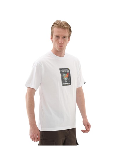 000m5wwht1-r Vans Paperback Writer Ss Erkek T-shirt Beyaz 000m5wwht1-r Beyaz