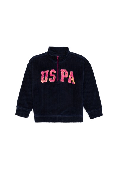 U.s. Polo Assn. Kız Çocuk Lacivert Sweatshirt 50318062-vr033 Lacıvert