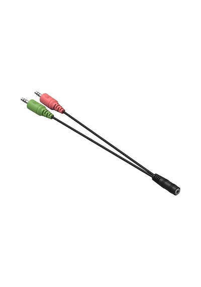 Jopus 3.5mm Aux Kulaklık Mikrofon Girişi Ayırıcı Çoklayıcı - PC Laptop Mikrofon Ses Dönüştürücü JO-AC01