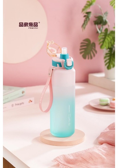 Pınkah Pj-782 Çıkarılabilir Pipetli Pembe Sportif Tritan Matara Diğer