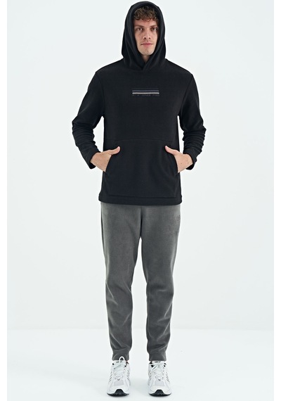 Air Jones Tommy Life Hern Siyah Erkek Polar Sweatshirt - 88301 Siyah