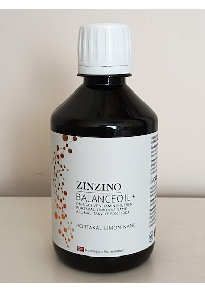 Zinzino Balanceoil Omega 3 Ve D Vitamini İçeren Portakal Limon Ve Nane Aromalı 300 Ml