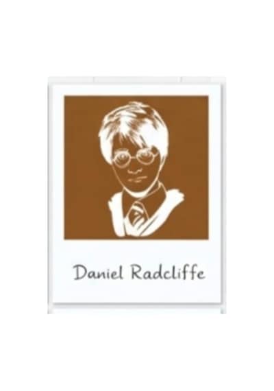 Card: Daniel Radcliffe / Coffee Print Kahve Üzeri Desen Yapma Makinesi Coffe Art 3d Baskı