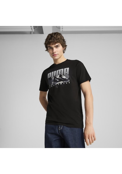 Puma 68482801 Graphics Mountain Tee Erkek Spor Tişört SIYAH
