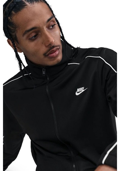 Nike Sportswear Club Poly-knit Erkek Siyah Günlük Stil Eşofman Takımı Hv1444-010 Siyah- Beyaz