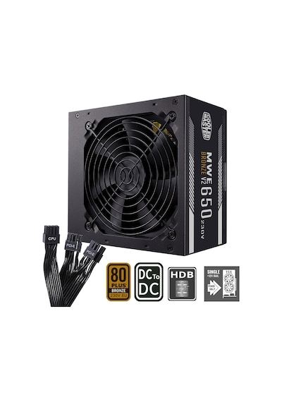 Cooler Master Cmp510 Mesh Argb Tg 650W 80+ Bronze Mid Tower Kasa
