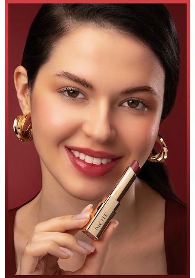 Note Cosmetique Iconic Sheer Lipstick Nemlendirici Parlak Ruj 211 Fearless - Kırmızı