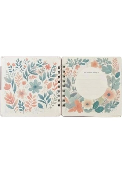Cloudy Sp Sert Kapak Defter 16x16 100 Yp Çizgili Çok Renkli
