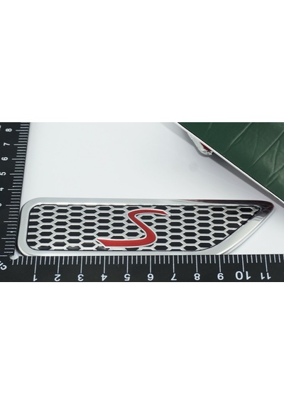 Mini Cooper S Çamurluk Yanı 3M 3D Logo Amblem 2 Li Set