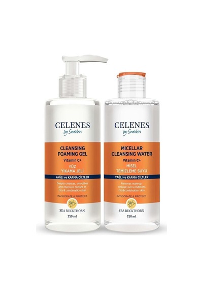 Yağlı Ve Karma Ciltler İçin C Vitaminli Aydınlatıcı & Bakım Seti