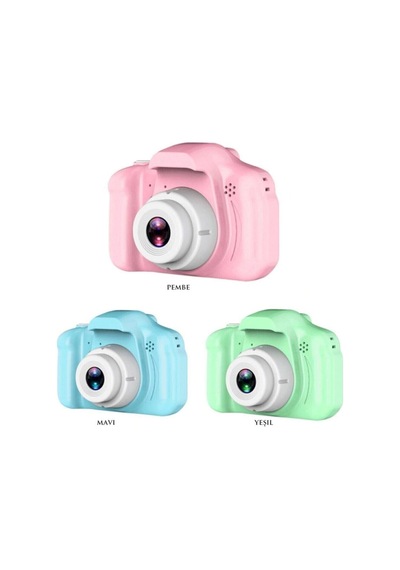 Mavi Renk Mini 1080p Hd Kamera Çocuklar Için Dijital Fotoğraf Makinesi 2.0 Inç Ekran 720-108