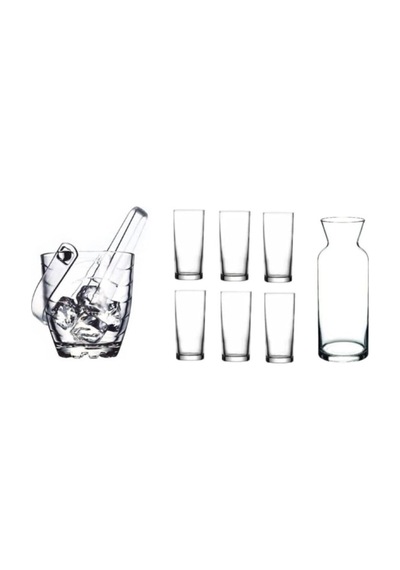 Paşabahçe Rakı Bardak Ve Buz Kovası Seti 9 Prç Diğer