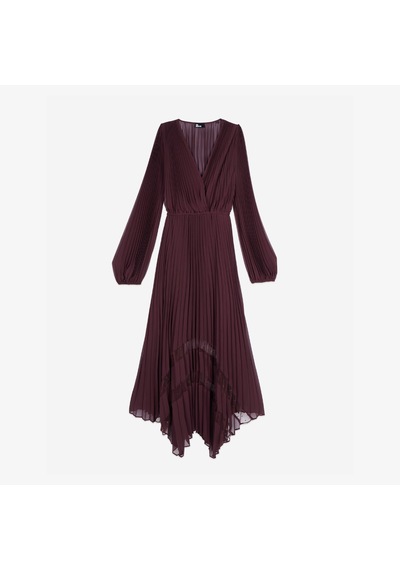 The Kooples Kadın Bordo Elbise