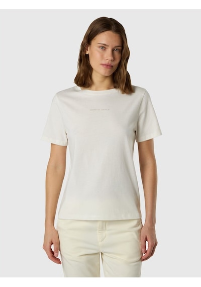 North Sails Kısa Kollu Kadın T-shirt-33530 Beyaz North Sails Kısa Kollu Kadın T-shirt-33530 Beyaz