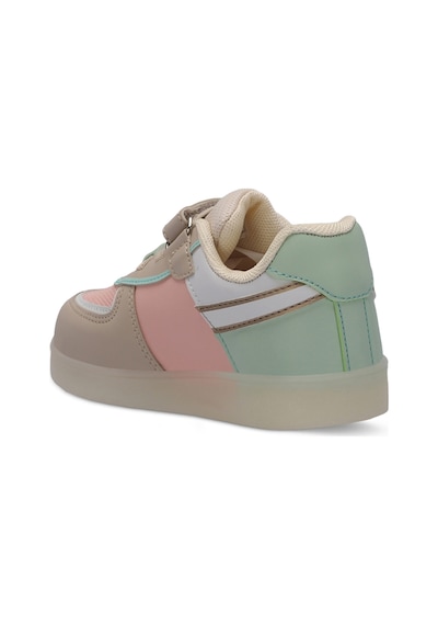 Slazenger PERLE Çocuk Cırt Cırtlı Bej Sneaker
