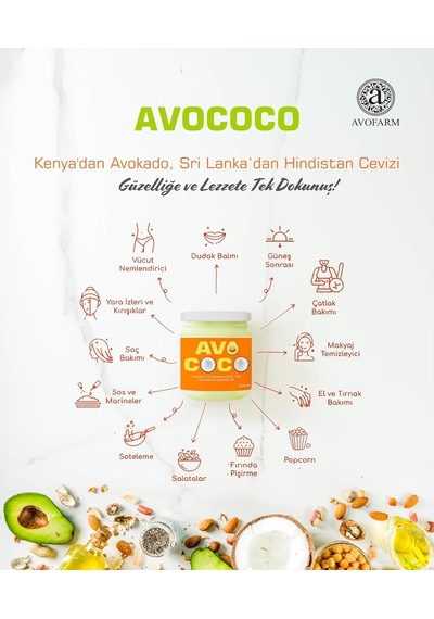 Avococo Avokado & Hindistan Cevizi Yağı 150ml