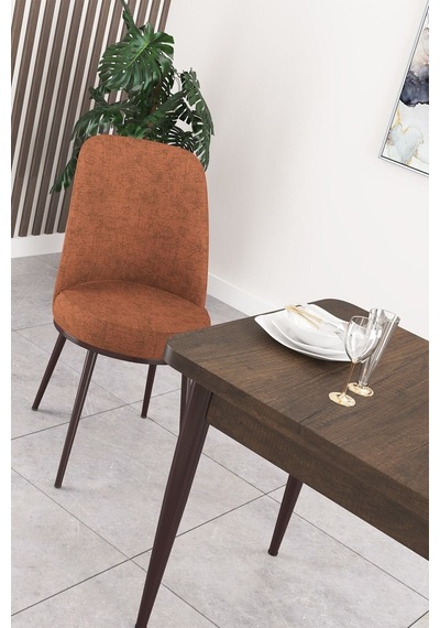 Canisa Concept Nil Serisi 70x110 Sabit Mutfak Masası Takımı Barok Desen Masa 4 Kiremit Sandalye Kiremit Sandalyeler Barok Masa Canisa Concept Nil Serisi 70x110 Sabit Mutfak Masası Takımı Barok Desen Masa 4 Kiremit Sandalye Kiremit Sandalyeler Barok Masa