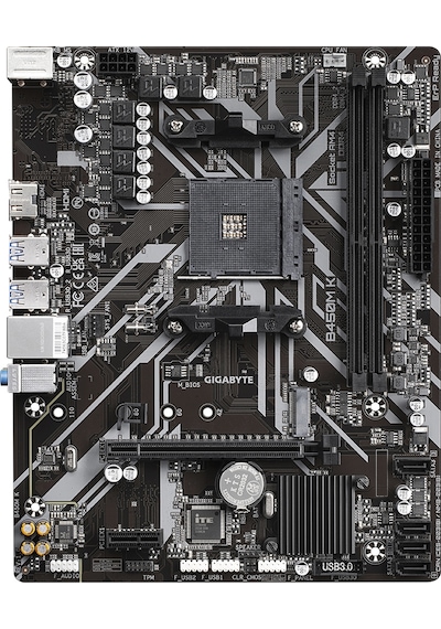 Gigabyte B450M K AMD B450 3600 MHz (OC) DDR4 Soket AM4 mATX Anakart
