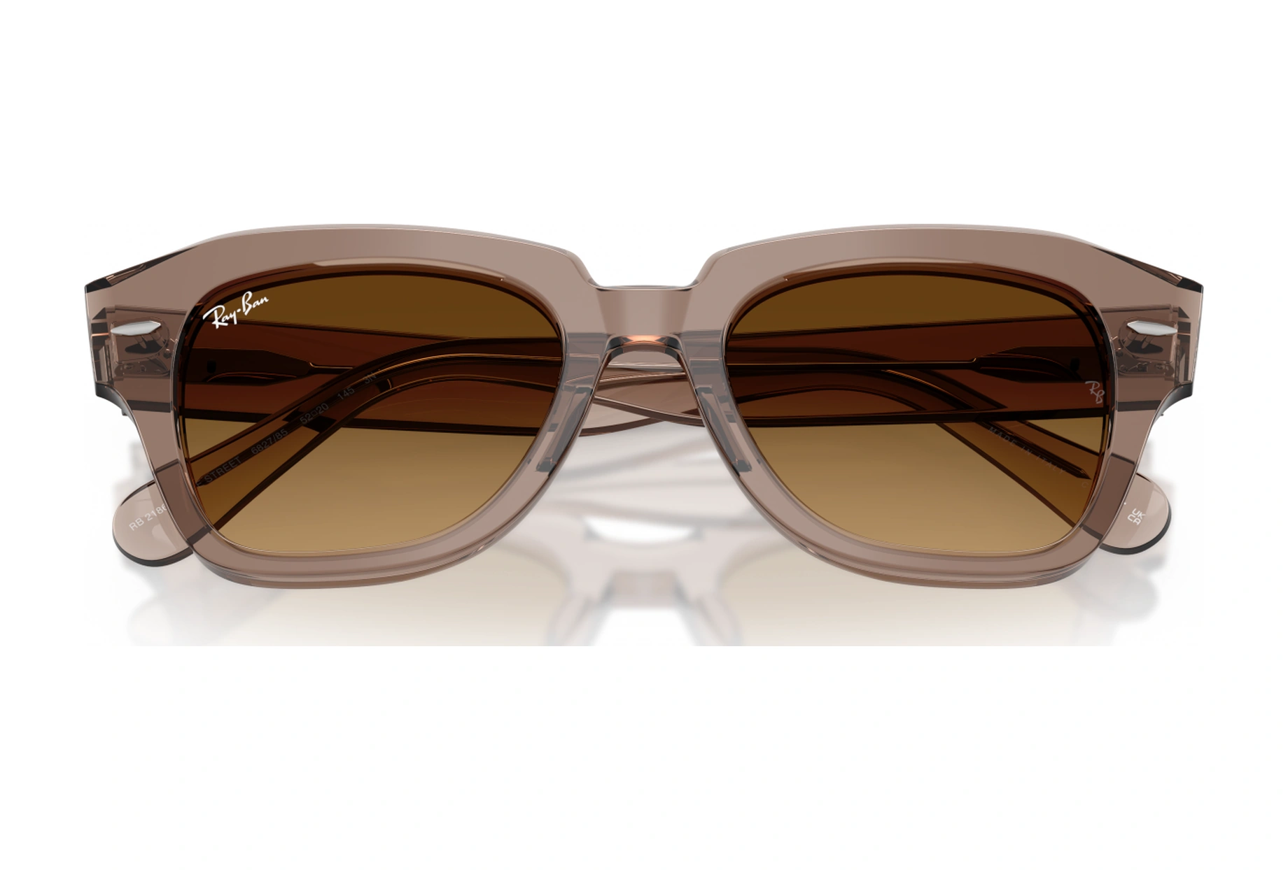 Ray-Ban 0rb2186 682785 49 Kadın Güneş Gözlüğü Şeffaf