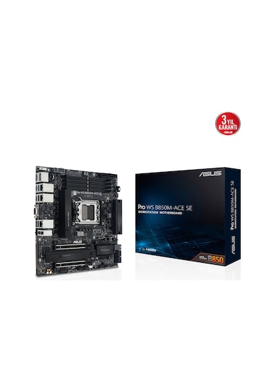 Asus Pro Ws B850-ace Wıfı Ddr5 Hdmı Dp Pcıe 5.0 Am5 Atx