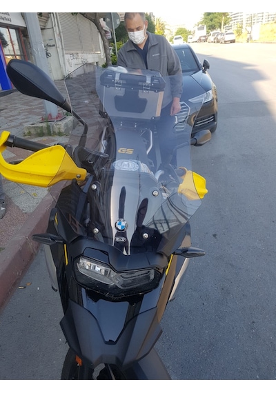 2018-24 Bmw F750 Gs Uzun Ön Cam Açık Füme Zeus 4Mm 52Cm F 750Gs