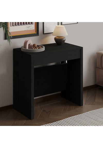 İnarch Dizayn Nivo Modüler Açılır Yemek Masası Modern Dresuar & Çok Amaçlı Masa,kapalı 44 Cm - Açık 116 Cm Siyah İnarch Dizayn Nivo Modüler Açılır Yemek Masası Modern Dresuar & Çok Amaçlı Masa,kapalı 44 Cm - Açık 116 Cm Siyah