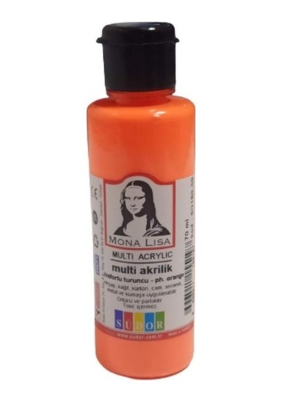 Südor Monalisa Multi Akrilik Boya Fosforlu Turuncu 70Ml