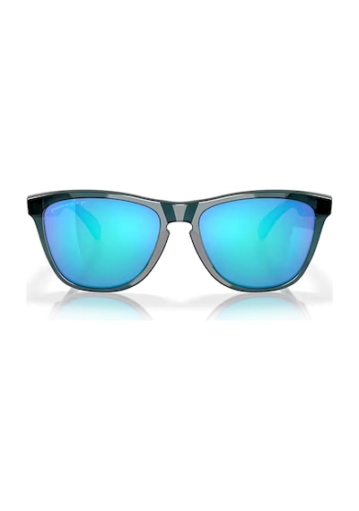 Oakley Oak 9013 9013f6 55 Frogskins Erkek Polarize Aynalı Kare Kristal Siyah Güneş Gözlüğü
