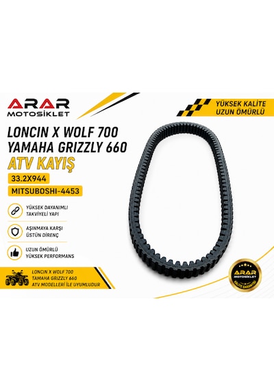 Loncın X Wolf 700-yamaha Grızzly 660 Atv Kayış 33.2x944 Mıtsuboshı-4453 1 Adet