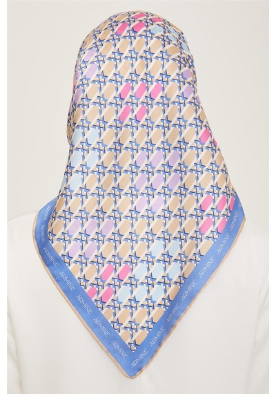 Armine Twill İpek Eşarp 24ya9144 56 - Desenli