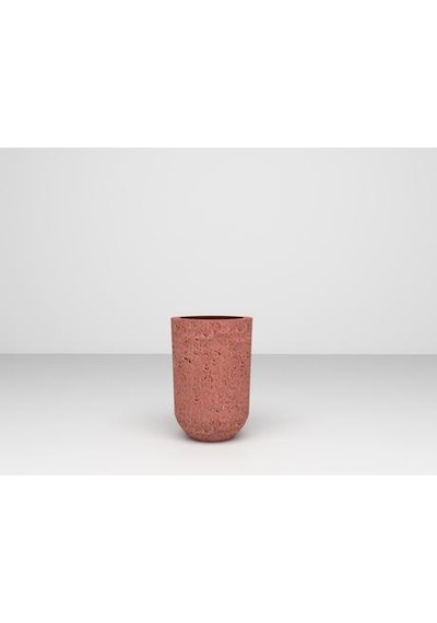 Nuano Consept Lale Serisi Yuvarlak Saksı Kiremit 35x50