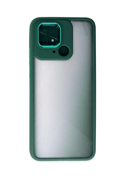 Xiaomi Redmi 10c Uyumlu Kılıf Dora Kapak - Haki Yeşil