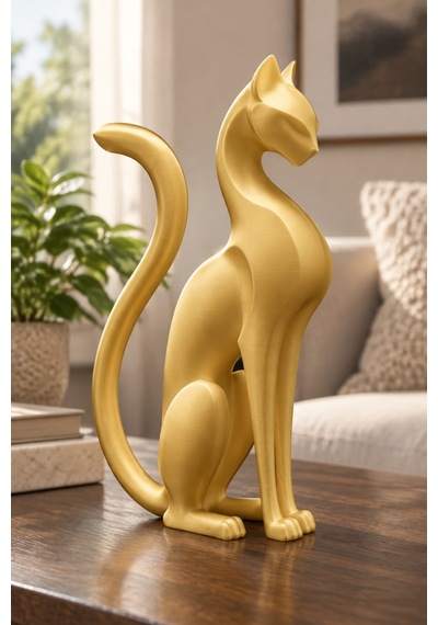 Kedi Anıtı Figürlü Dekoratif Biblo 73337370