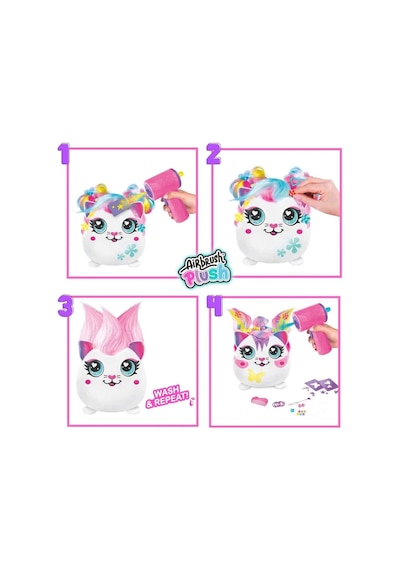 45541 Sun-cnl-hobi Set Aırbrush Plush Haır Iffıc Squıshy Bo 2a