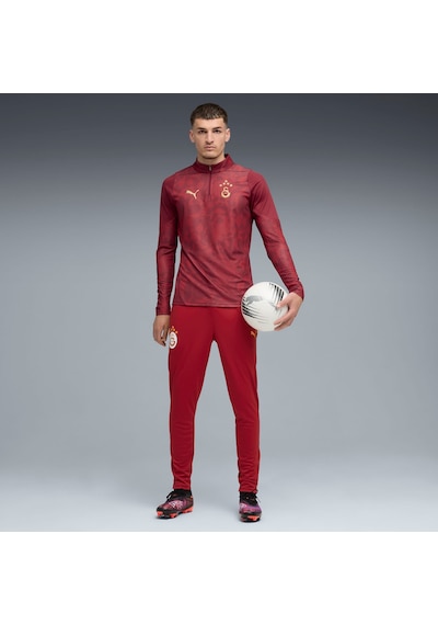 Puma Galatasaray Erkek Antrenman Fermuarlı Üst 782887 03 KIrmızı