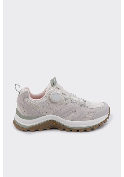 Derinet İthal Malzeme Cırt Ayarlı Kadın Sneaker Bej Bej