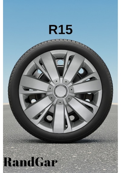 Renault Clio 15 İnç Jant Kapağı 4 Adet Gri G113 Rand