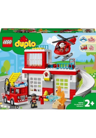 LEGO® Duplo 10970 İtfaiye Merkezi ve Helikopter 117 Parça