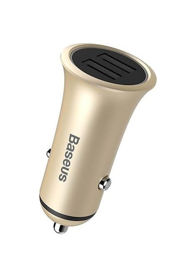Baseus Trumpet Serisi 3.1A Çift Usb Girişli Metal Araç Şarjı