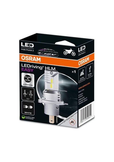 Ampul H4/h19 Ledriving Easy - Blister 19w 12v P43t 5x1 3c, Led Far Ampulü 64193dwesy-1hb Diğer