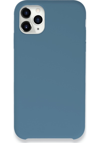 Gld-spt- Newface Apple Uyumlu iPhone 11 Pro Max Kılıf Lansman Legant Silikon - Açık Mavi\