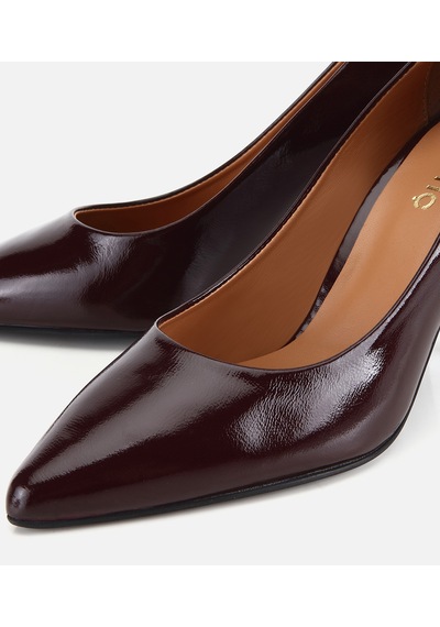 Hotiç Kadın Deri Bordo Yumuşak Dokulu İnce Topuklu Stiletto 01ayh336260a780 01ayh336260a780